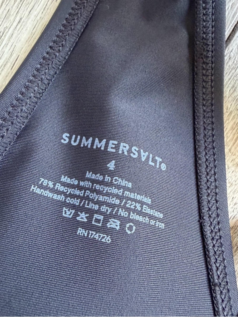 Summersalt The Plunge Bikini Top - Picture 6 of 7